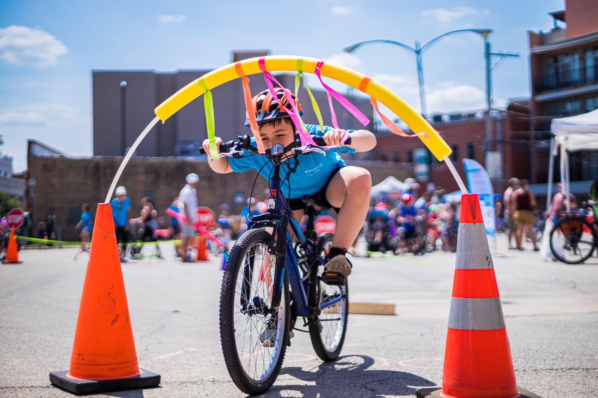 Kids Bicycle Obstacle Course at The Roscoe Street ery Lakeview Roscoe Village Chamber of Commerce